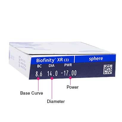 biofinity xr contact lenses