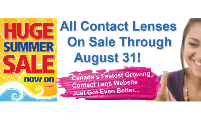 Huge Contact Lens Summer Sale