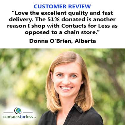 Customer Donna of Alberta gives us praise