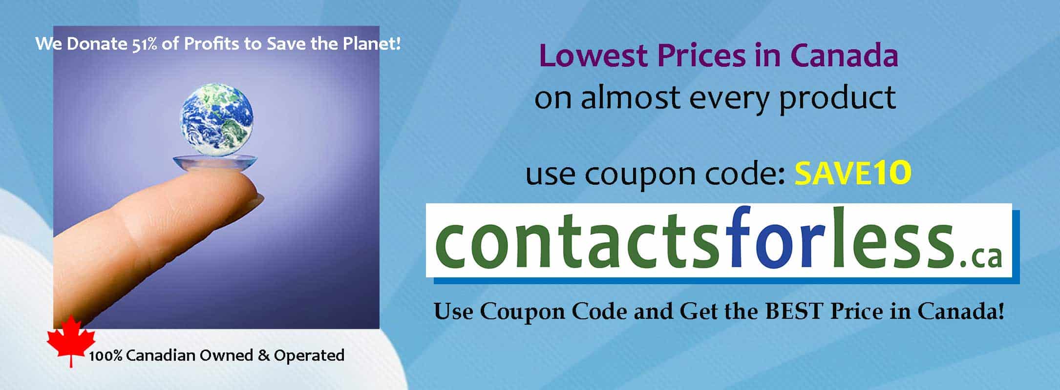Contact Lenses Online Just for Canada Lowest Prices Highest Rated